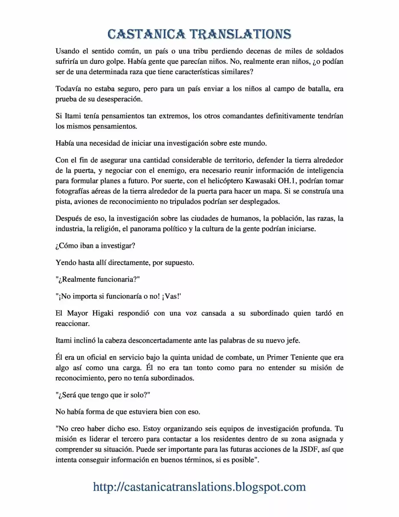 Gate: Jieitai Kanochi Nite, Kaku Tatakaeri (Novela) - Capítulo 1 - Página 7 - LectorTMOo