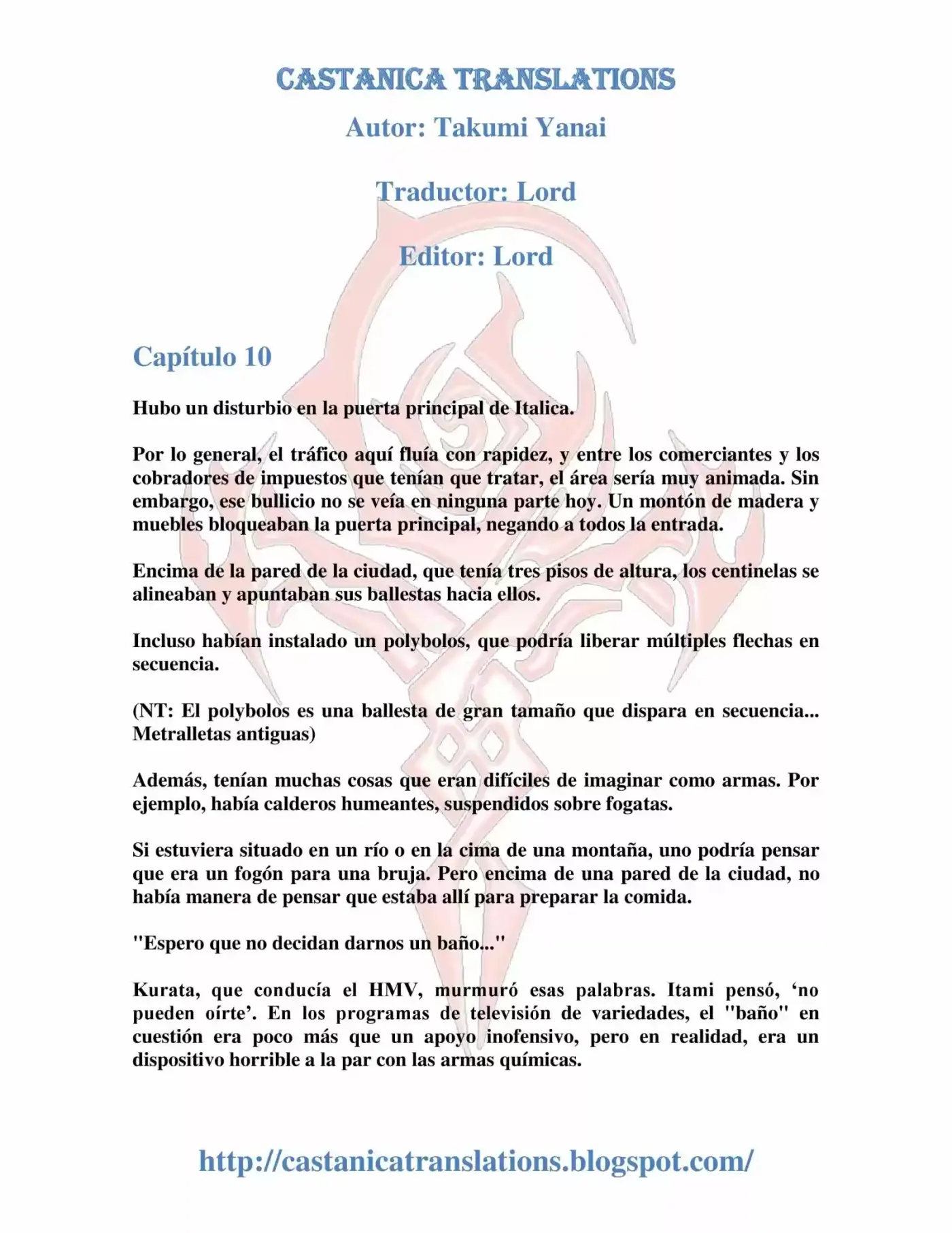 Gate: Jieitai Kanochi Nite, Kaku Tatakaeri (Novela) - Capítulo 10 - Página 3 - LectorTMOo