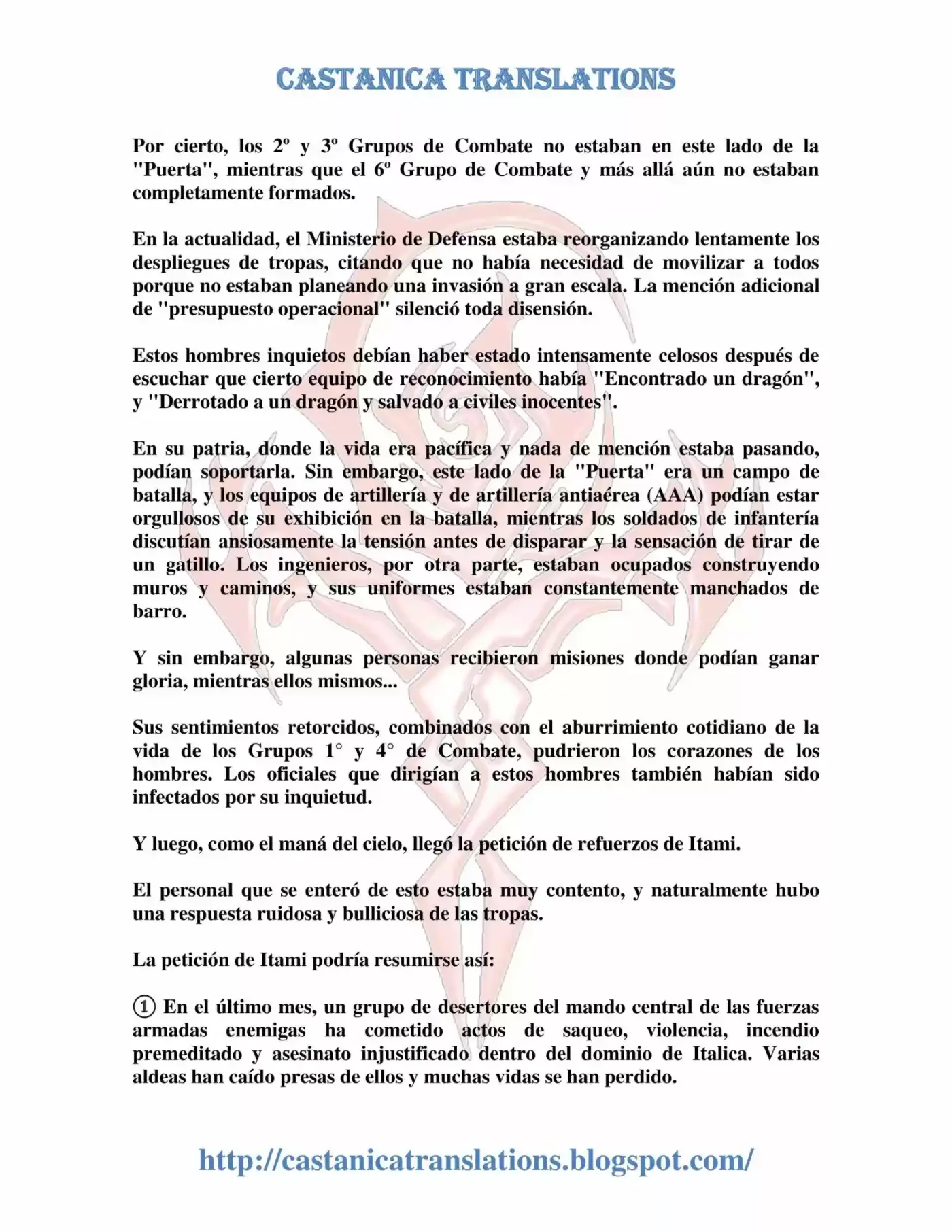 Gate: Jieitai Kanochi Nite, Kaku Tatakaeri (Novela) - Capítulo 11 - Página 4 - LectorTMOo