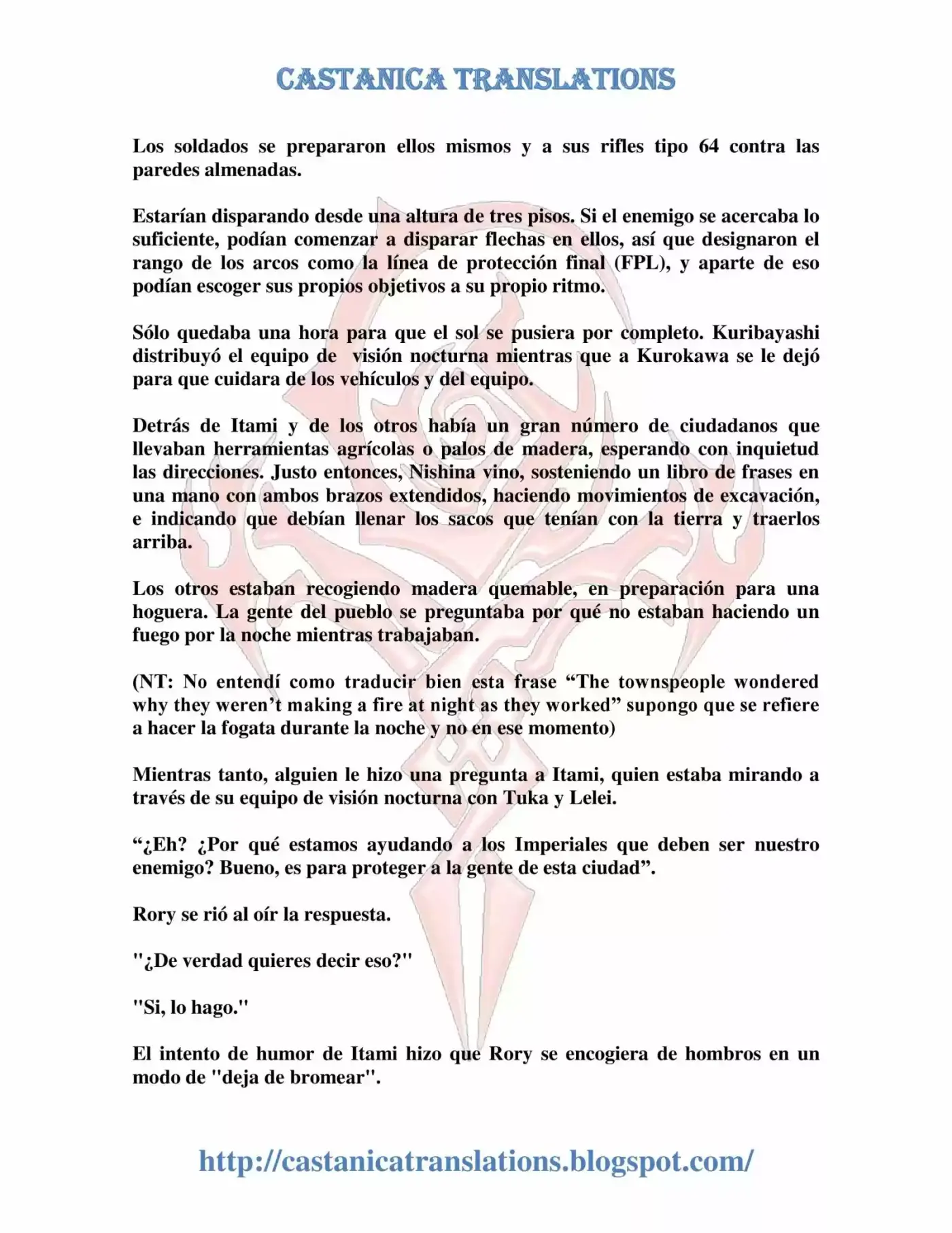 Gate: Jieitai Kanochi Nite, Kaku Tatakaeri (Novela) - Capítulo 11 - Página 11 - LectorTMOo