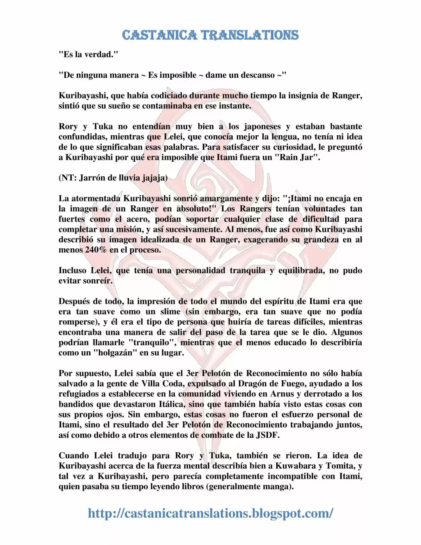 Gate: Jieitai Kanochi Nite, Kaku Tatakaeri (Novela) - Capítulo 13 - Página 19 - LectorTMOo