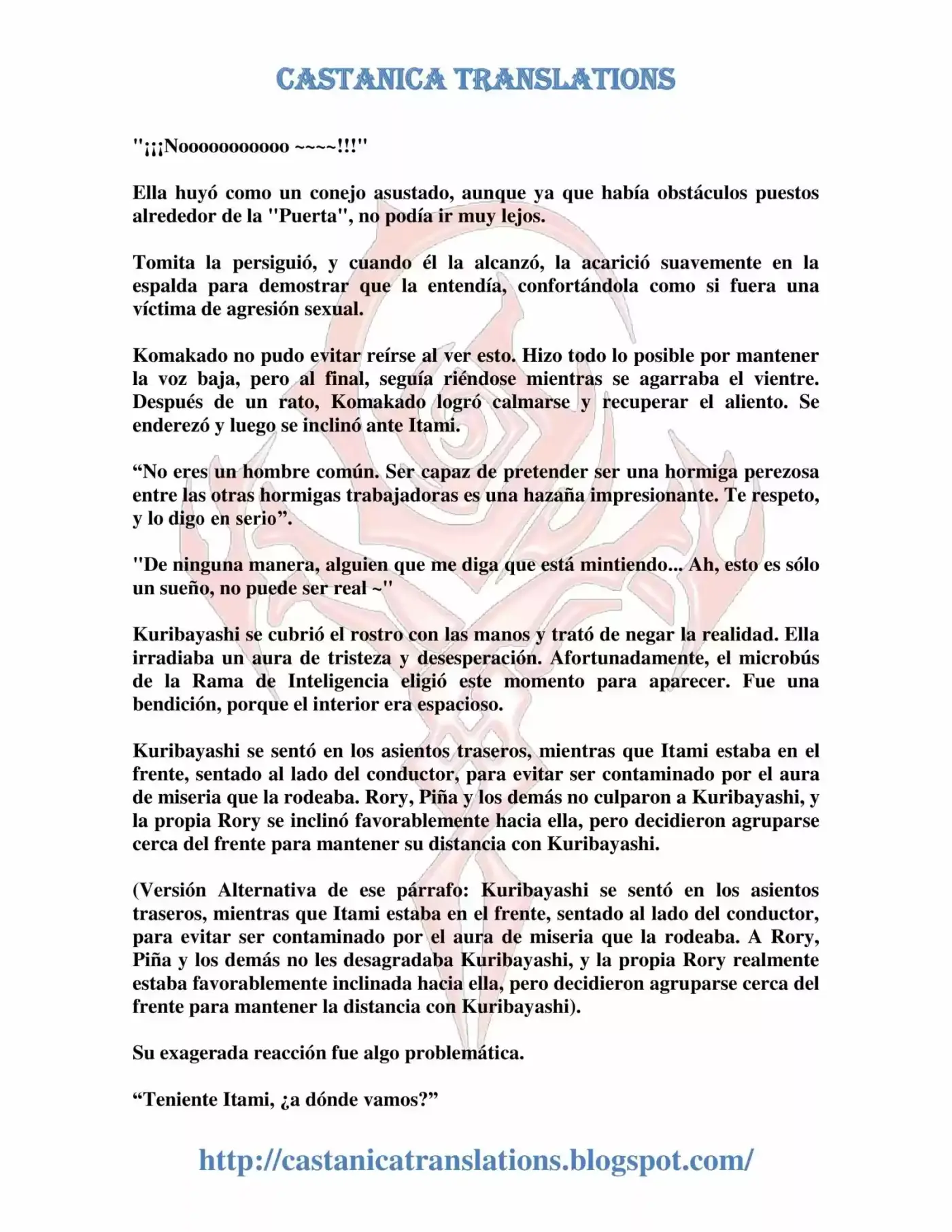 Gate: Jieitai Kanochi Nite, Kaku Tatakaeri (Novela) - Capítulo 16 - Página 7 - LectorTMOo