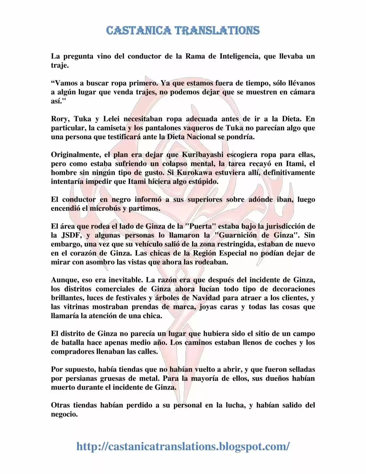 Gate: Jieitai Kanochi Nite, Kaku Tatakaeri (Novela) - Capítulo 16 - Página 8 - LectorTMOo