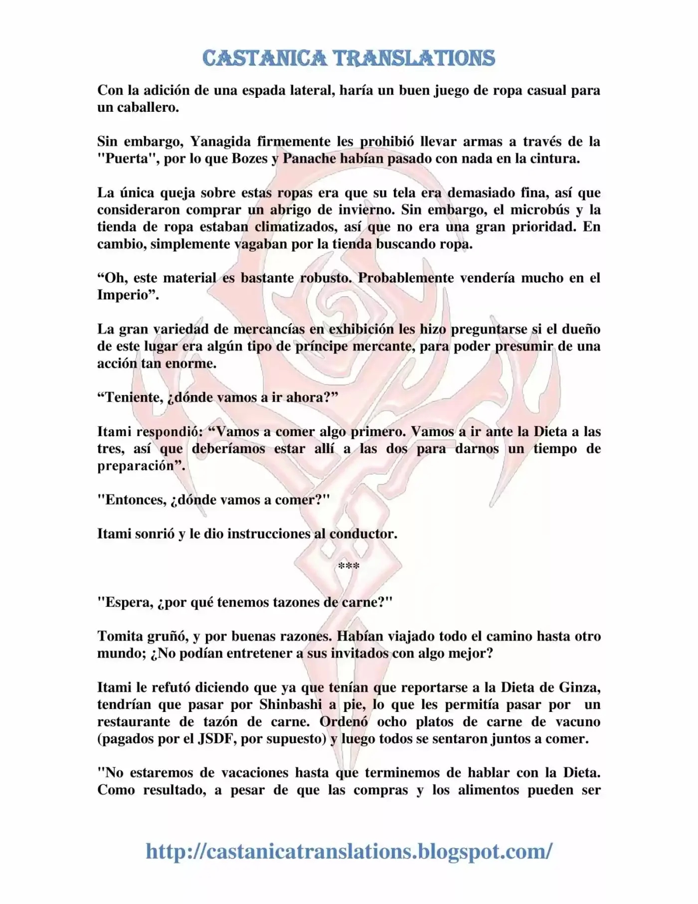 Gate: Jieitai Kanochi Nite, Kaku Tatakaeri (Novela) - Capítulo 16 - Página 10 - LectorTMOo
