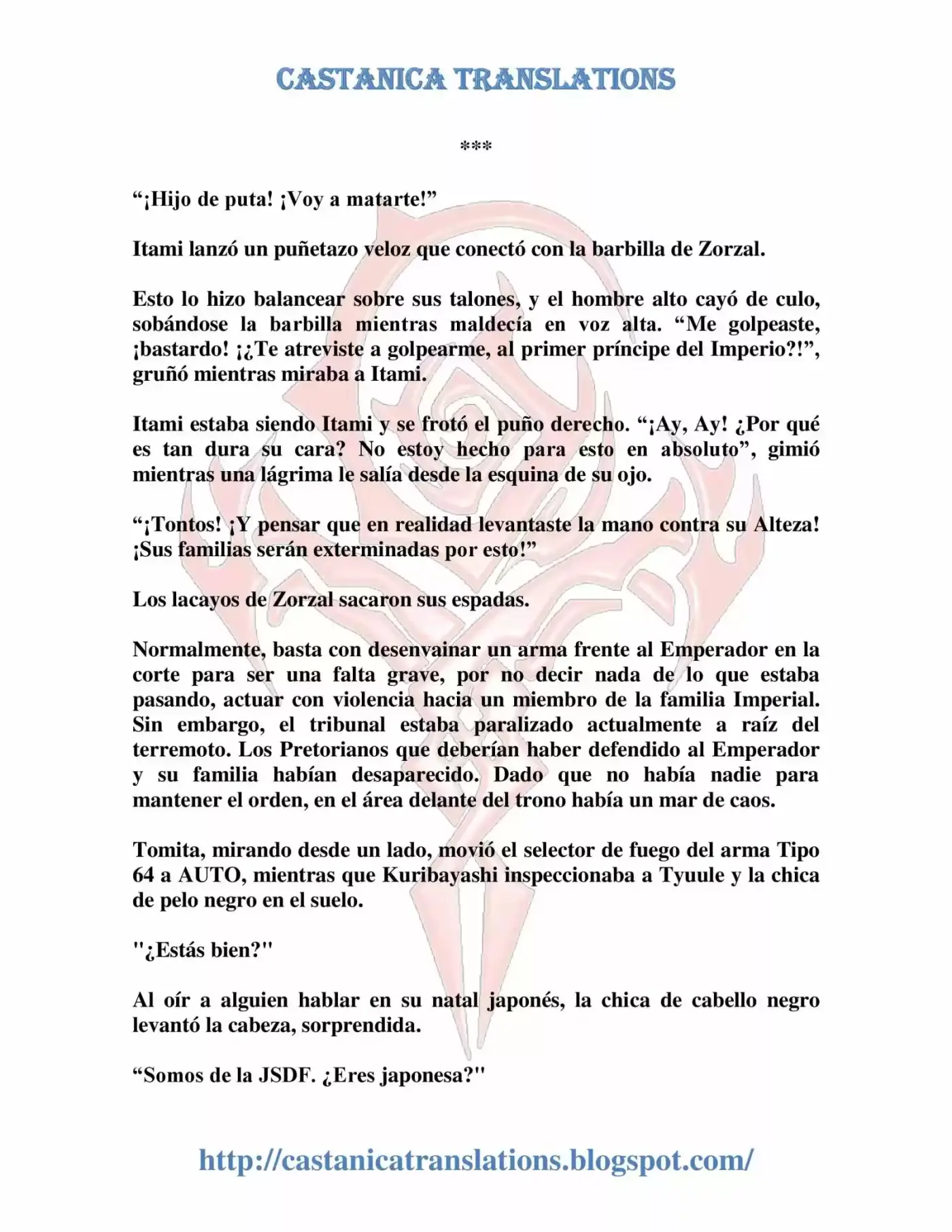 Gate: Jieitai Kanochi Nite, Kaku Tatakaeri (Novela) - Capítulo 30 - Página 30 - LectorTMOo