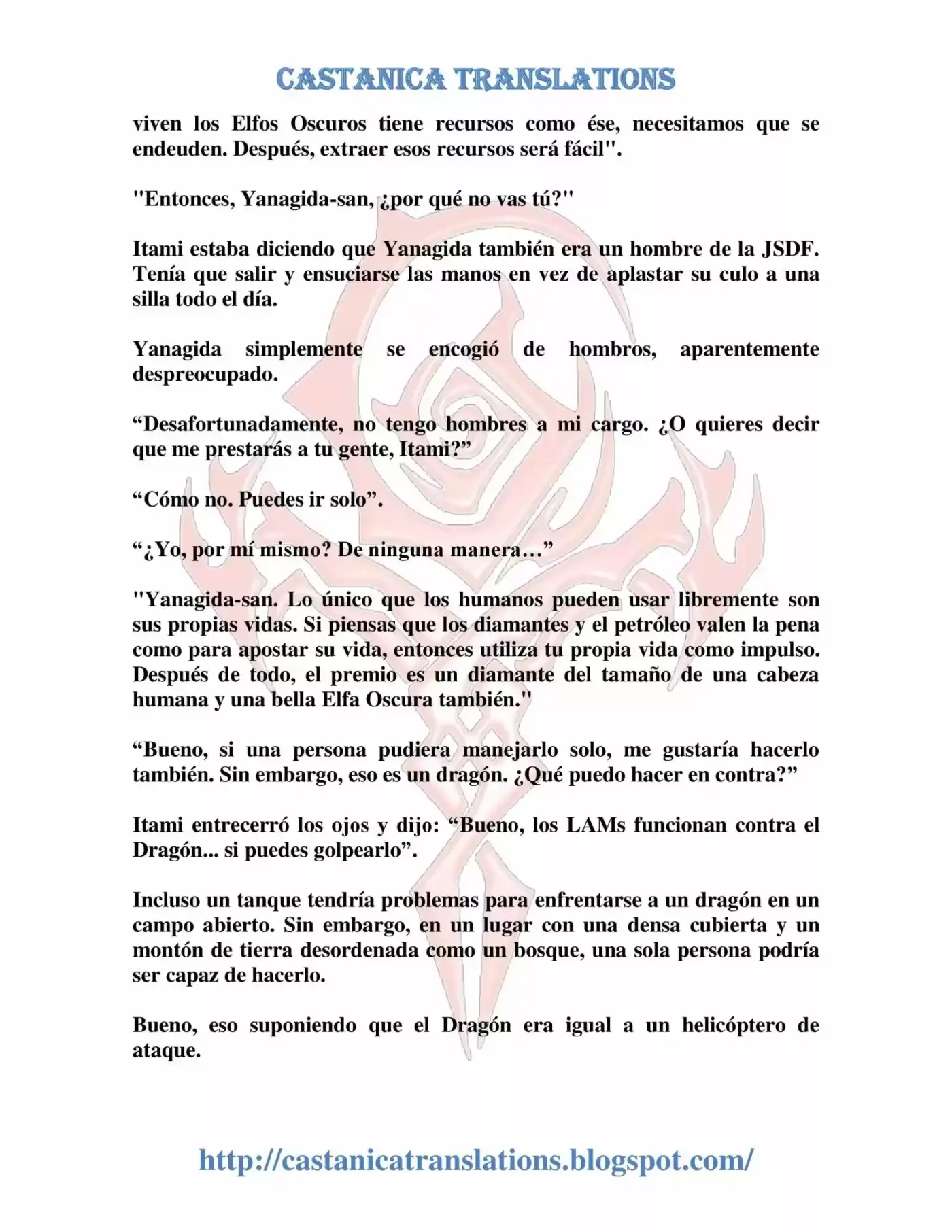 Gate: Jieitai Kanochi Nite, Kaku Tatakaeri (Novela) - Capítulo 33 - Página 10 - LectorTMOo