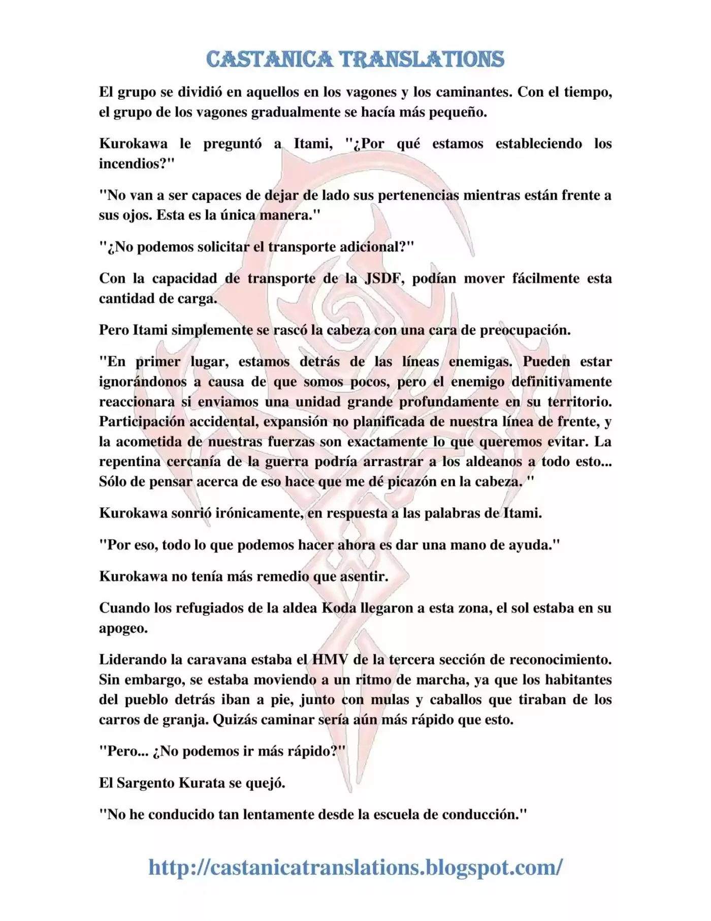 Gate: Jieitai Kanochi Nite, Kaku Tatakaeri (Novela) - Capítulo 4 - Página 9 - LectorTMOo