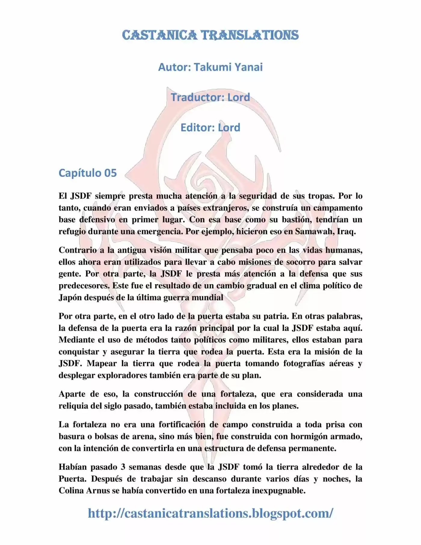 Gate: Jieitai Kanochi Nite, Kaku Tatakaeri (Novela) - Capítulo 5 - Página 3 - LectorTMOo