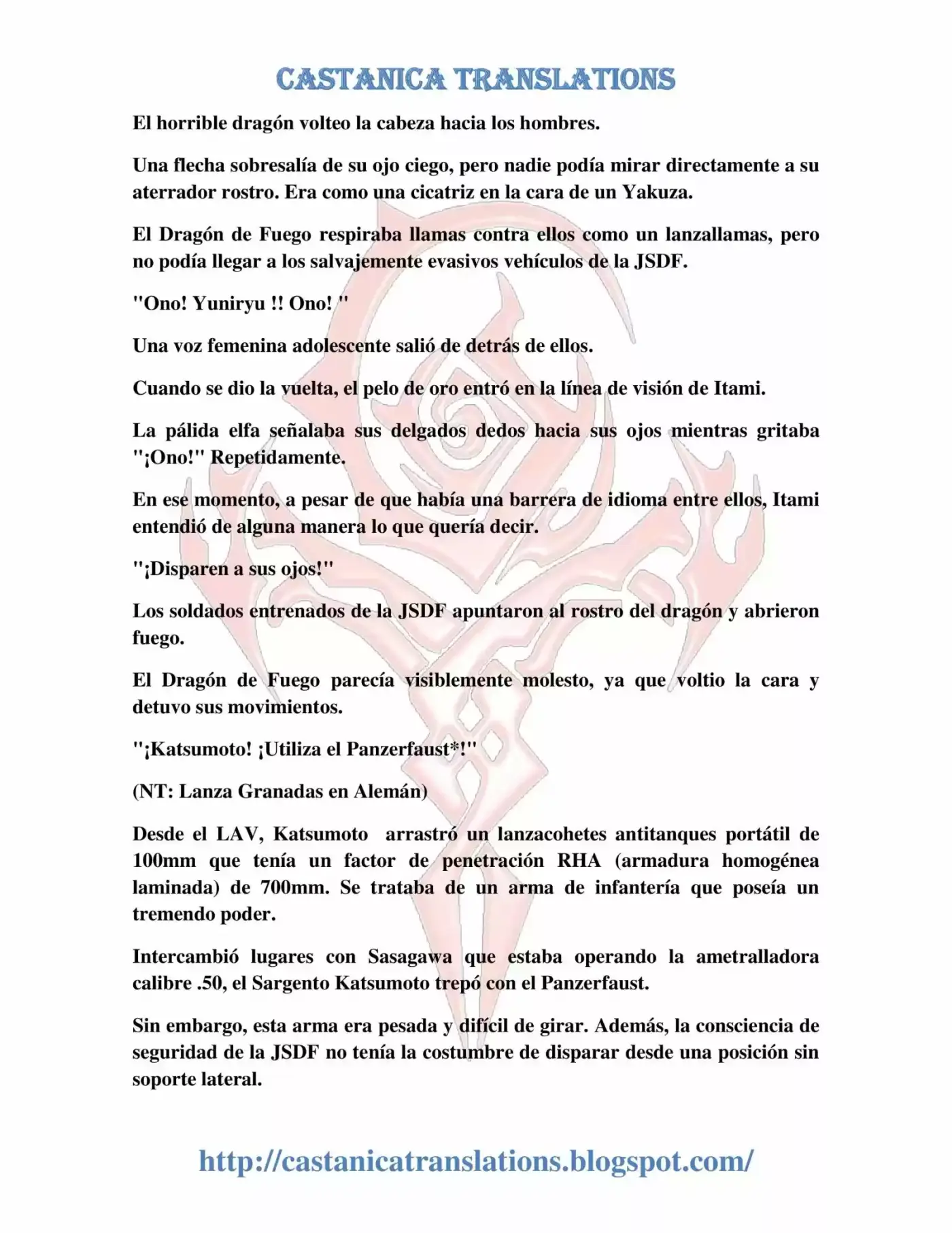 Gate: Jieitai Kanochi Nite, Kaku Tatakaeri (Novela) - Capítulo 5 - Página 6 - LectorTMOo