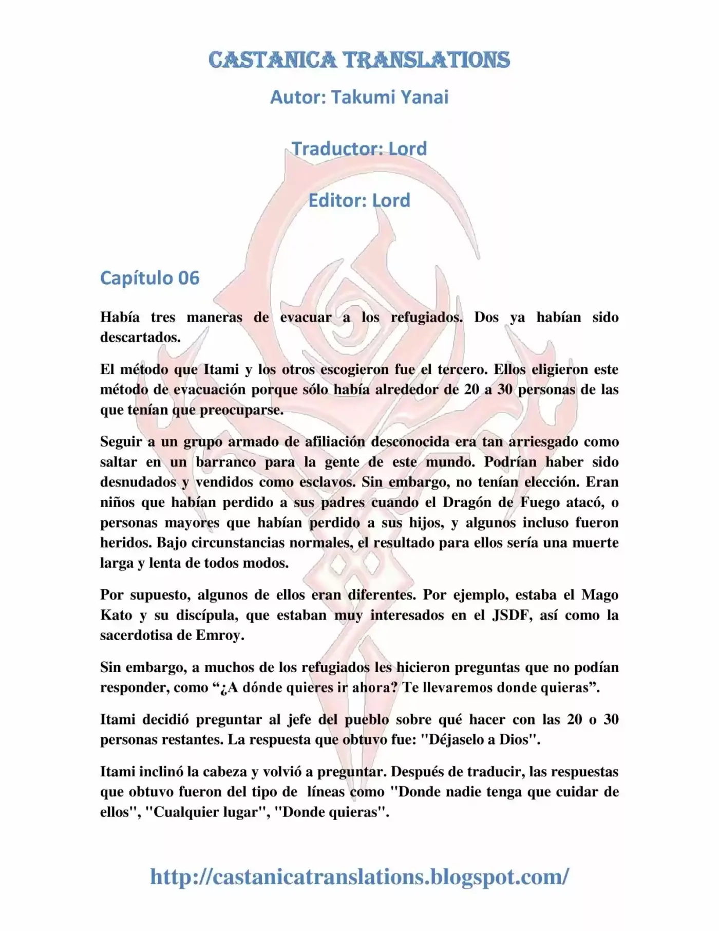 Gate: Jieitai Kanochi Nite, Kaku Tatakaeri (Novela) - Capítulo 6 - Página 3 - LectorTMOo