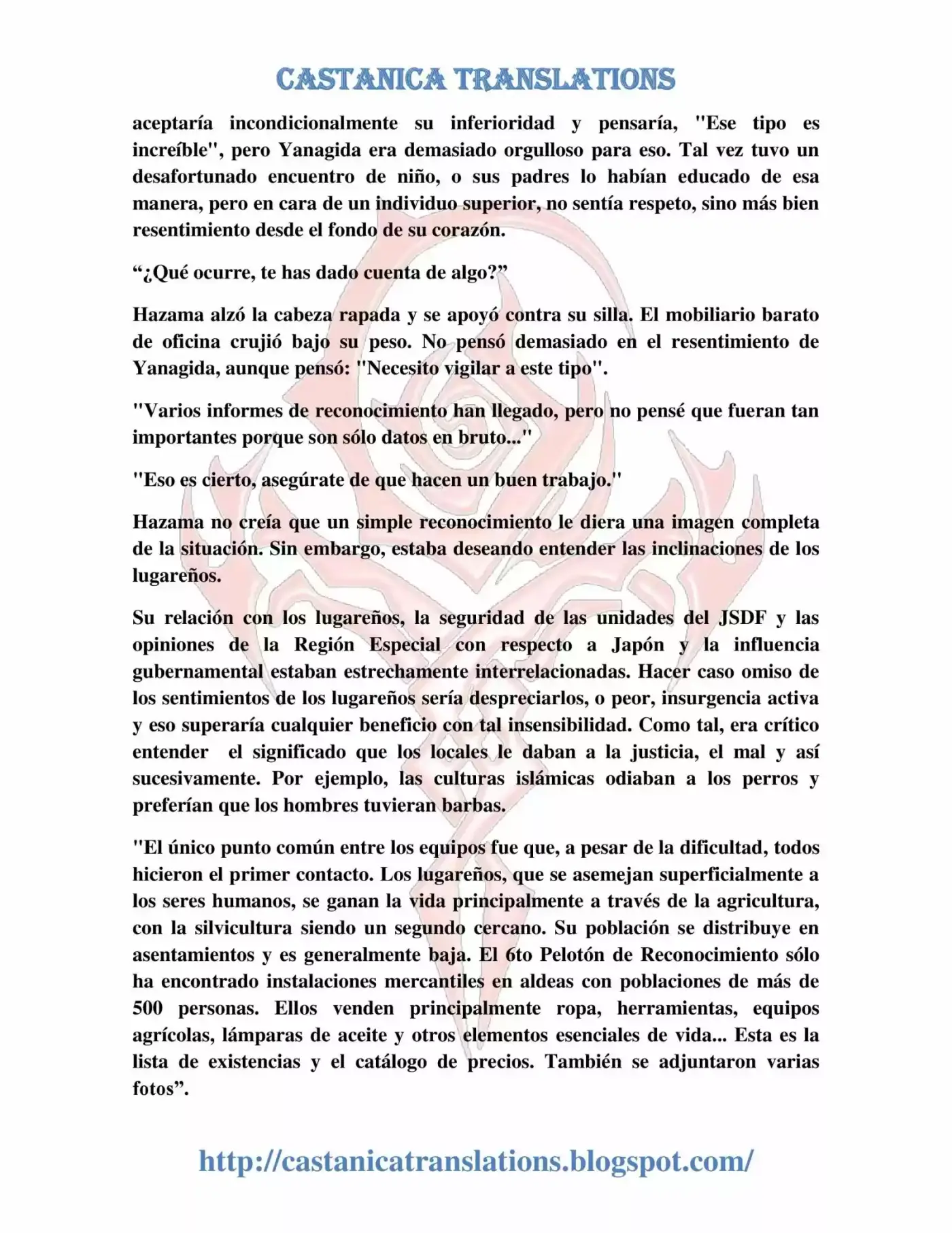 Gate: Jieitai Kanochi Nite, Kaku Tatakaeri (Novela) - Capítulo 6 - Página 6 - LectorTMOo