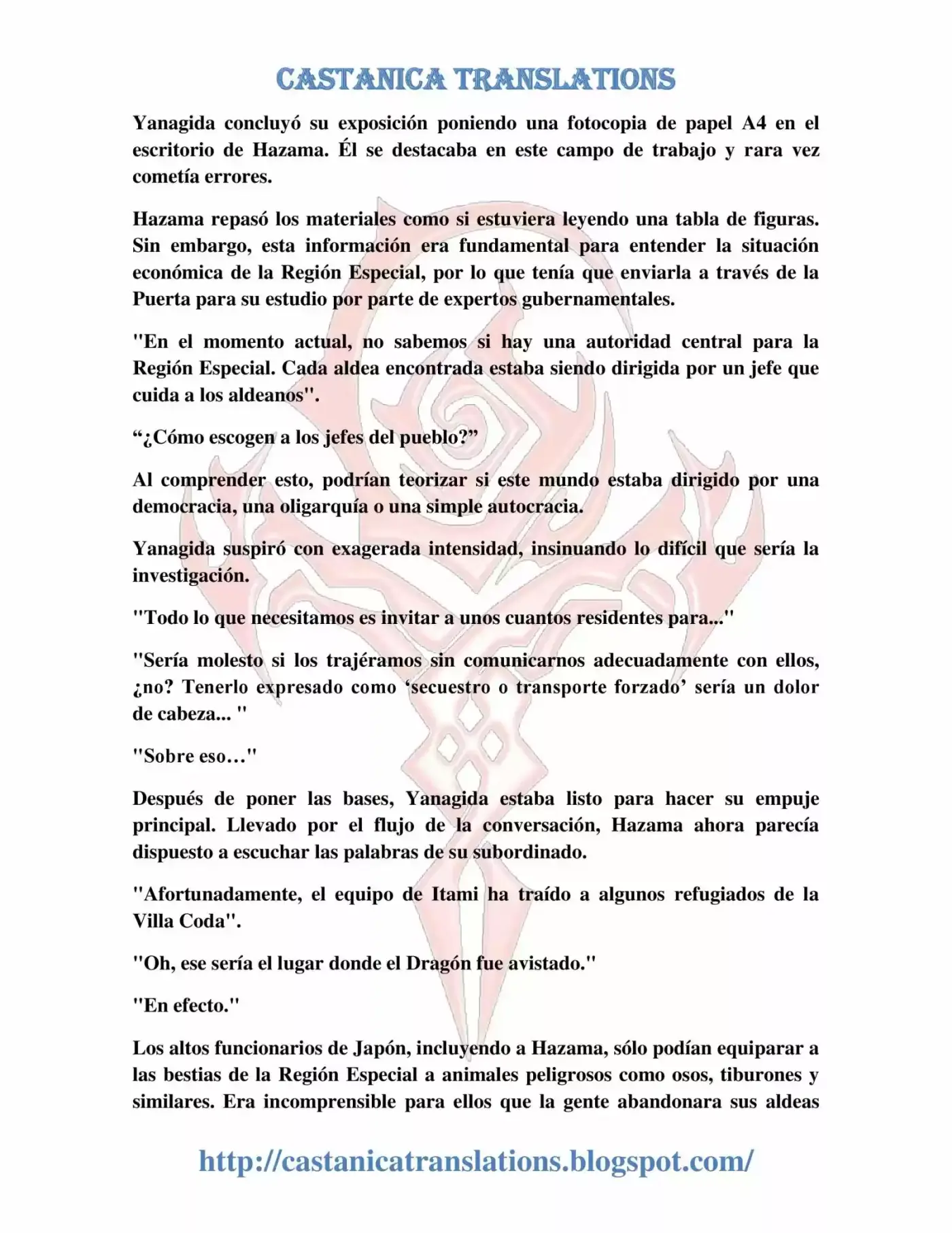 Gate: Jieitai Kanochi Nite, Kaku Tatakaeri (Novela) - Capítulo 6 - Página 7 - LectorTMOo