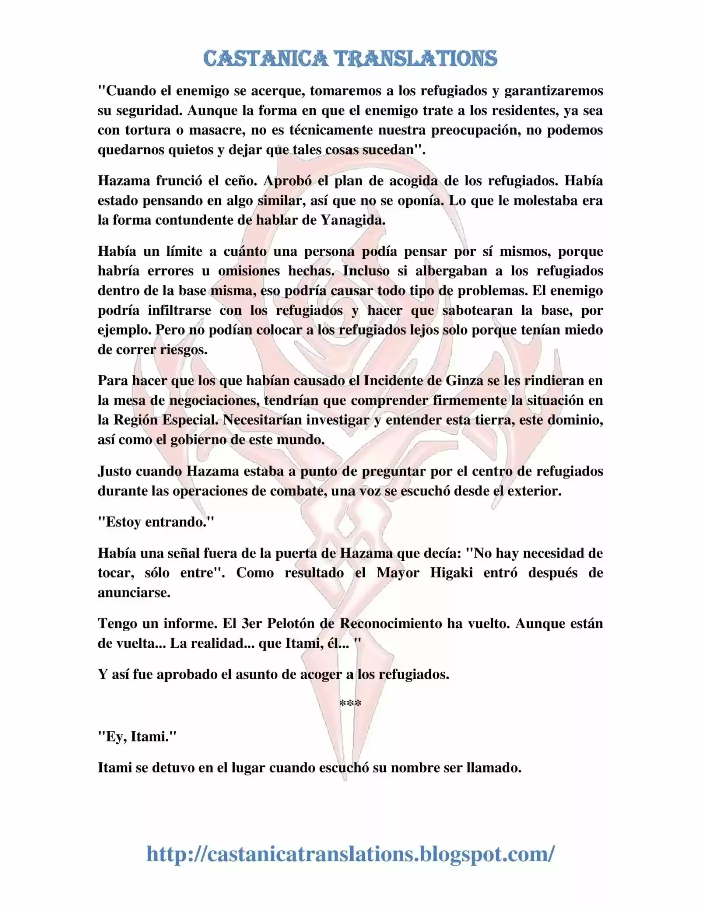Gate: Jieitai Kanochi Nite, Kaku Tatakaeri (Novela) - Capítulo 6 - Página 9 - LectorTMOo
