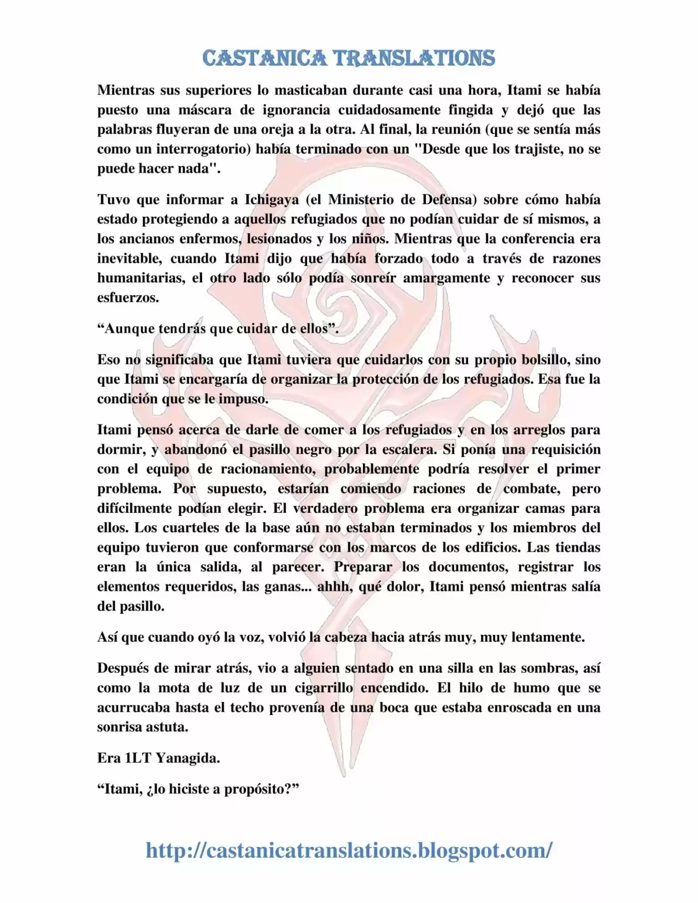 Gate: Jieitai Kanochi Nite, Kaku Tatakaeri (Novela) - Capítulo 6 - Página 10 - LectorTMOo