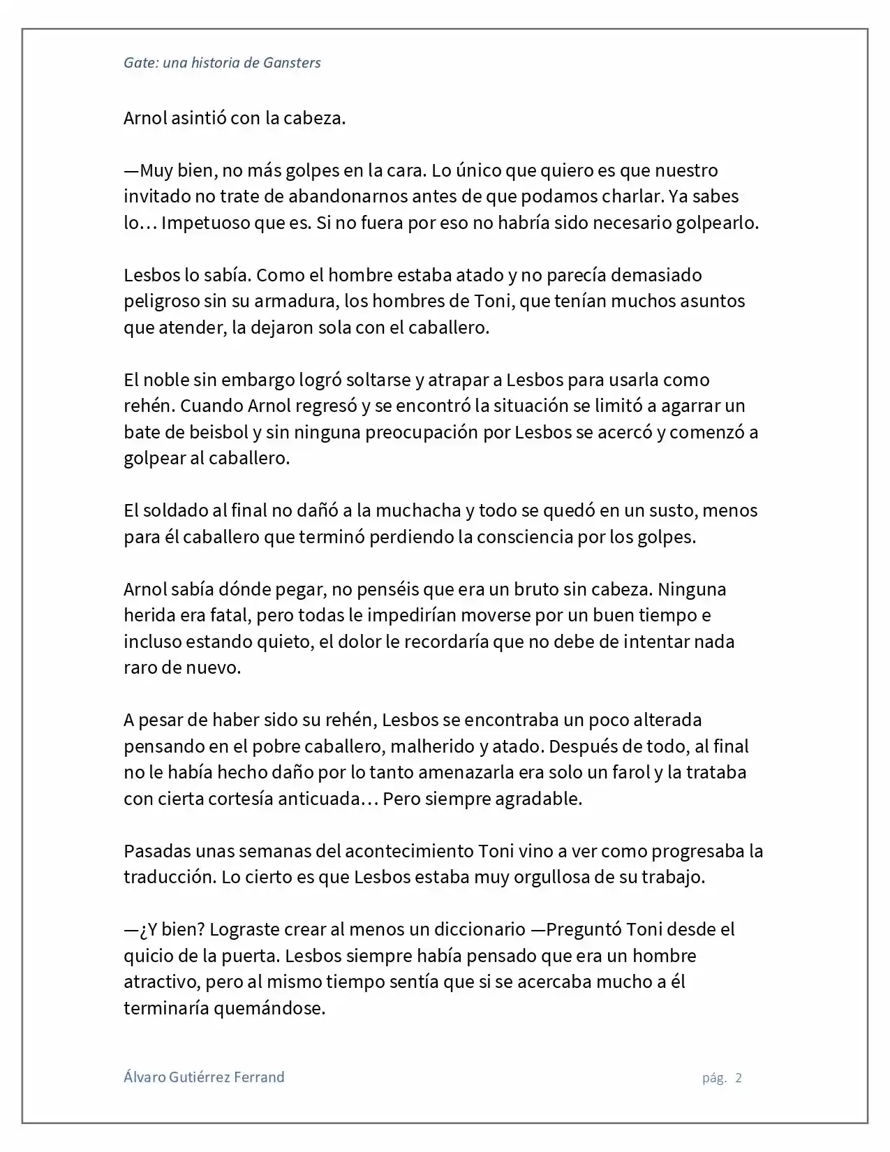 Gate: Una Historia De Gansters (Novela) - Capítulo 2 - Página 2 - LectorTMOo