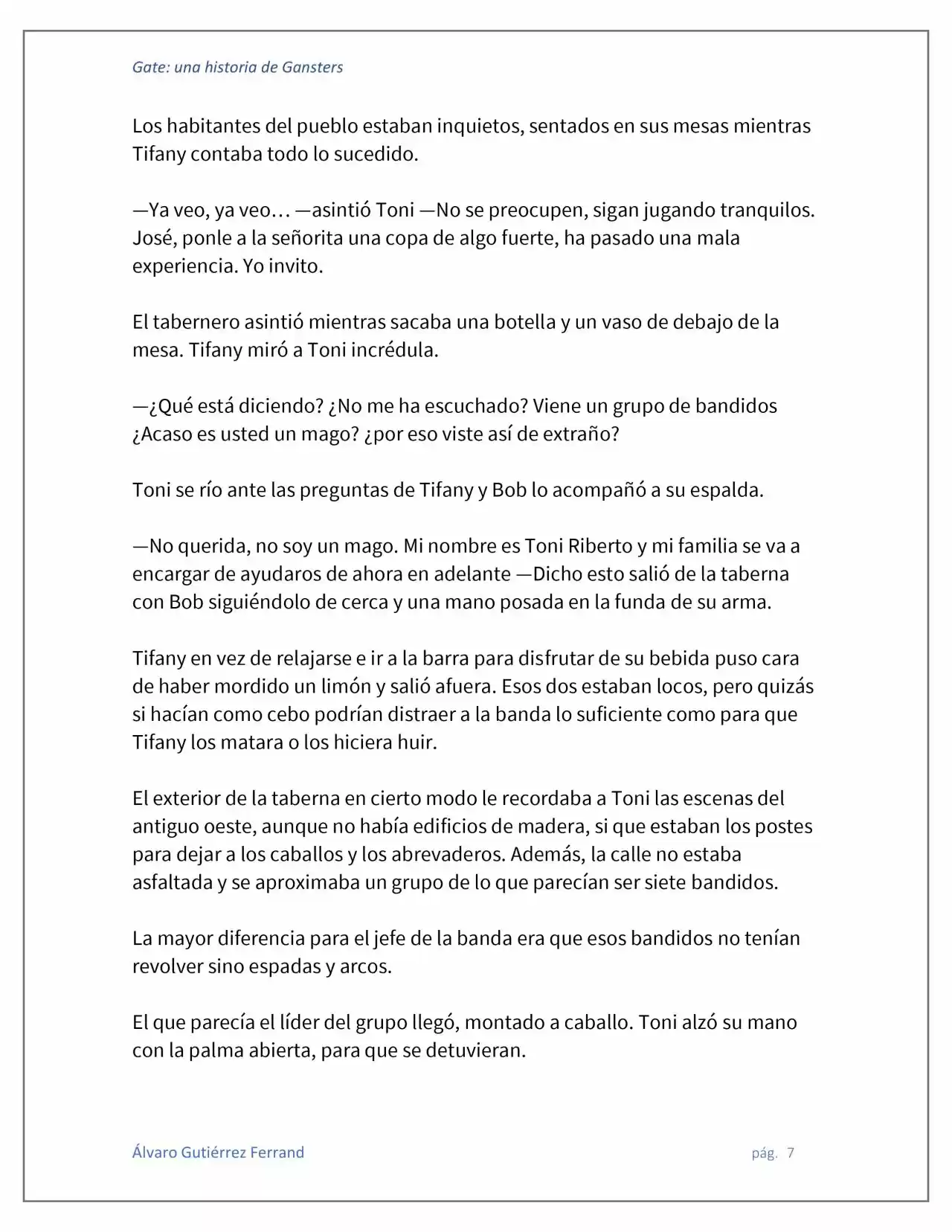 Gate: Una Historia De Gansters (Novela) - Capítulo 4 - Página 7 - LectorTMOo