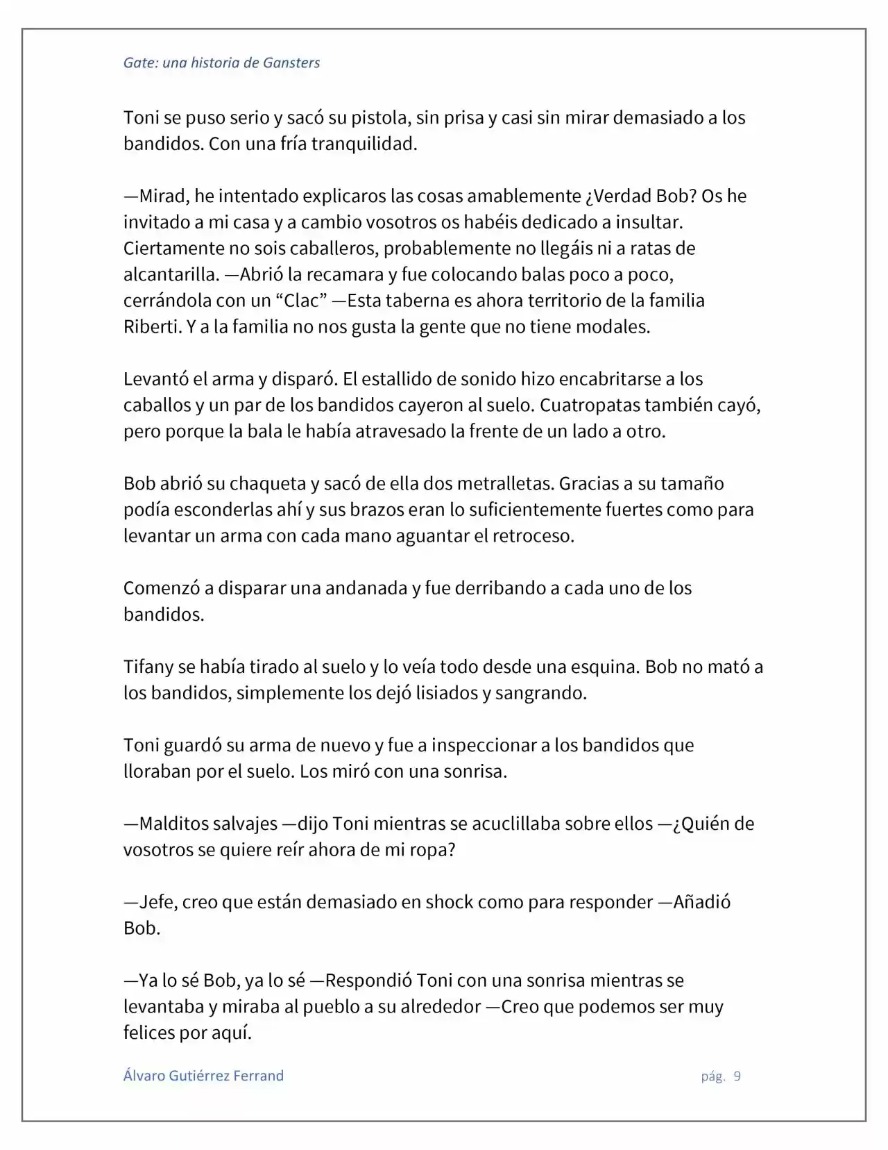 Gate: Una Historia De Gansters (Novela) - Capítulo 4 - Página 9 - LectorTMOo