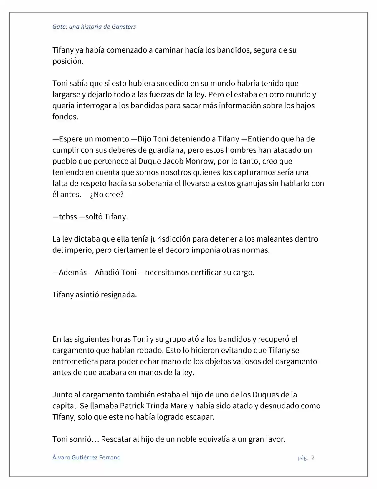 Gate: Una Historia De Gansters (Novela) - Capítulo 5 - Página 2 - LectorTMOo