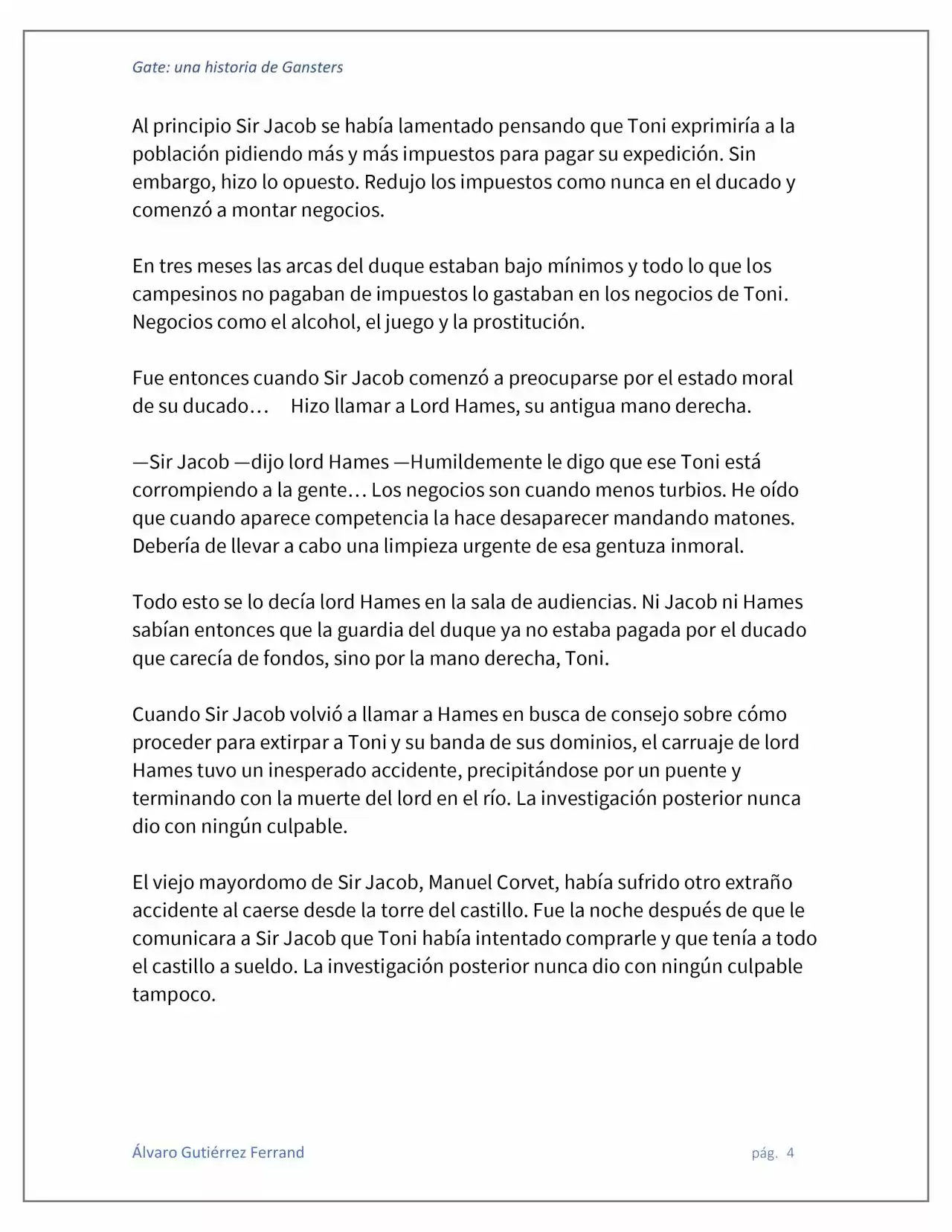 Gate: Una Historia De Gansters (Novela) - Capítulo 5 - Página 4 - LectorTMOo