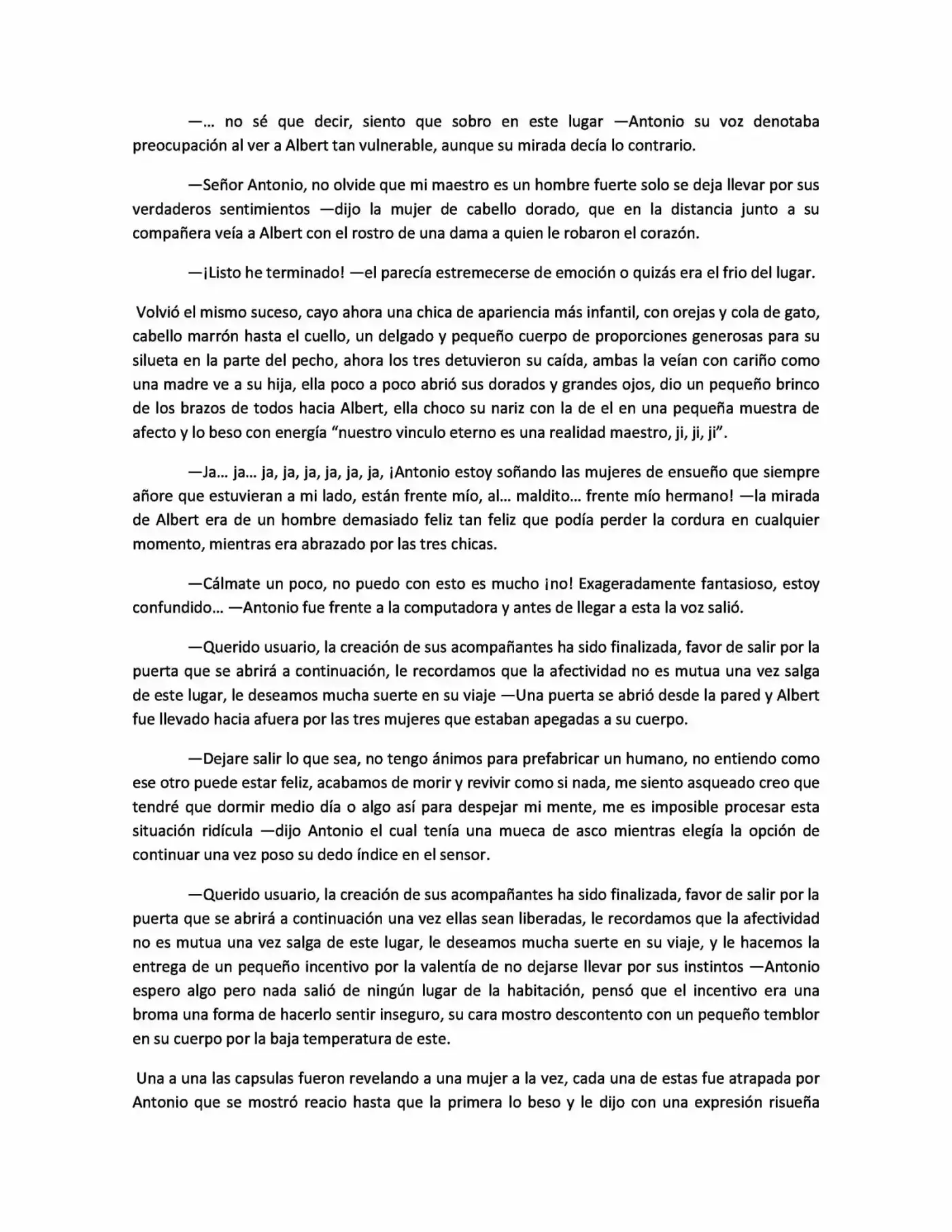 Generics Wars - God's Canvas (Novela) - Capítulo 2 - Página 3 - LectorTMOo