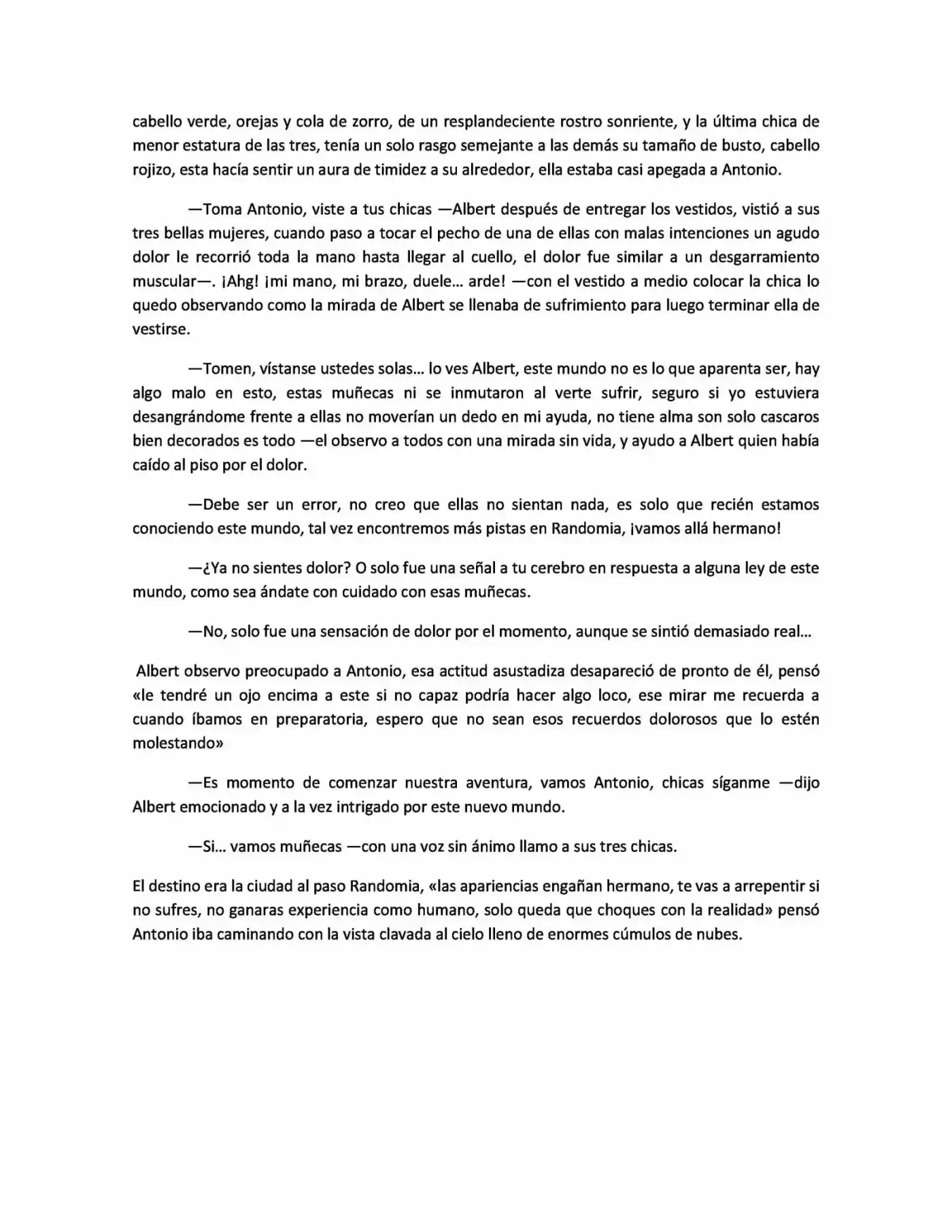 Generics Wars - God's Canvas (Novela) - Capítulo 2 - Página 5 - LectorTMOo