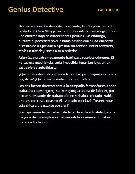 GENIUS DETECTIVE (Novela) - Capítulo 10 - Página 5 - LectorTMOo