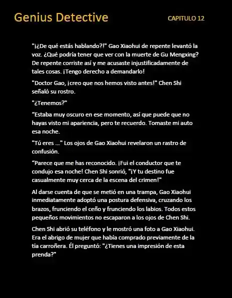 GENIUS DETECTIVE (Novela) - Capítulo 12 - Página 6 - LectorTMOo