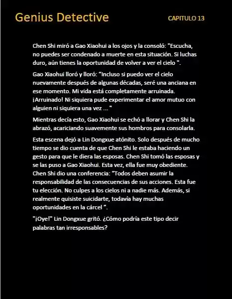 GENIUS DETECTIVE (Novela) - Capítulo 13 - Página 6 - LectorTMOo