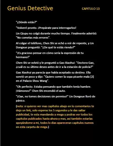 GENIUS DETECTIVE (Novela) - Capítulo 13 - Página 8 - LectorTMOo