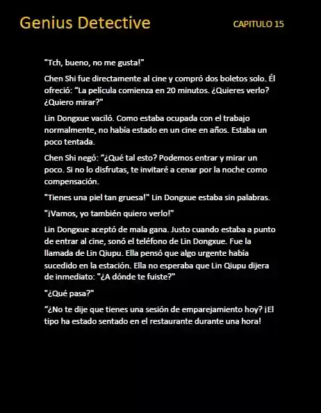 GENIUS DETECTIVE (Novela) - Capítulo 15 - Página 5 - LectorTMOo