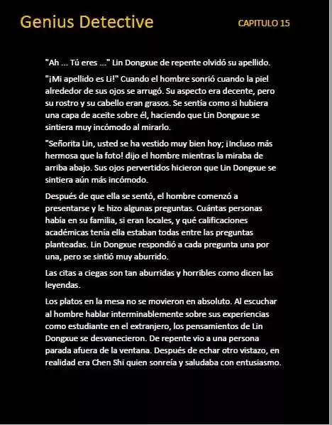 GENIUS DETECTIVE (Novela) - Capítulo 15 - Página 8 - LectorTMOo