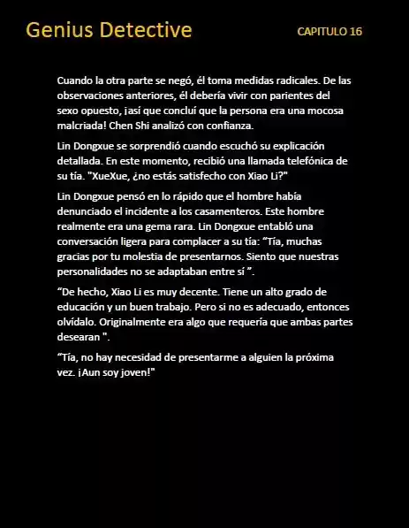 GENIUS DETECTIVE (Novela) - Capítulo 16 - Página 6 - LectorTMOo