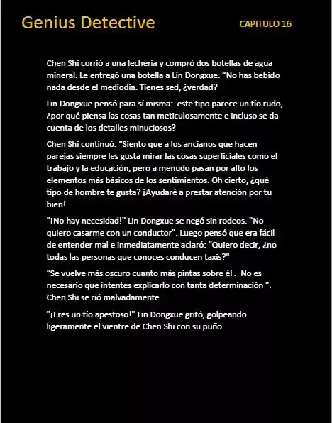 GENIUS DETECTIVE (Novela) - Capítulo 16 - Página 8 - LectorTMOo