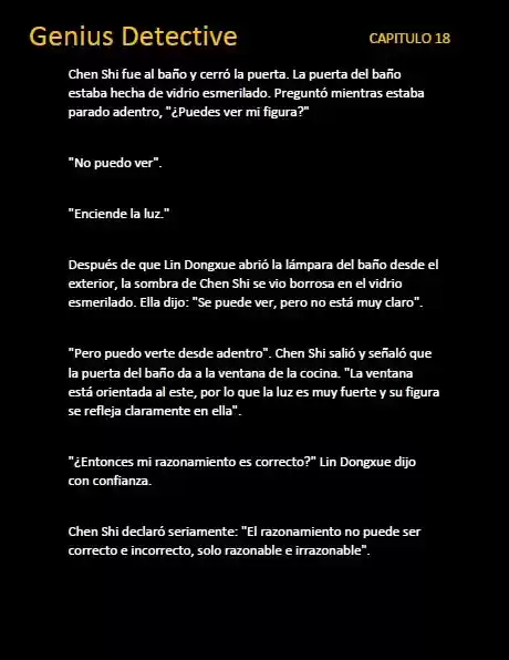 GENIUS DETECTIVE (Novela) - Capítulo 18 - Página 6 - LectorTMOo