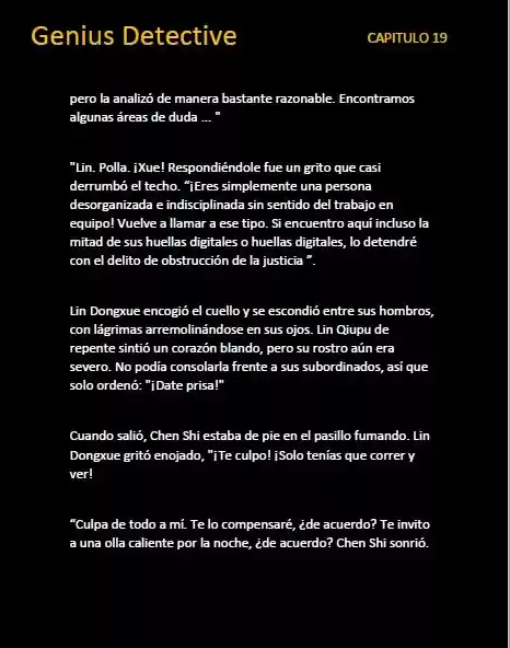 GENIUS DETECTIVE (Novela) - Capítulo 19 - Página 7 - LectorTMOo