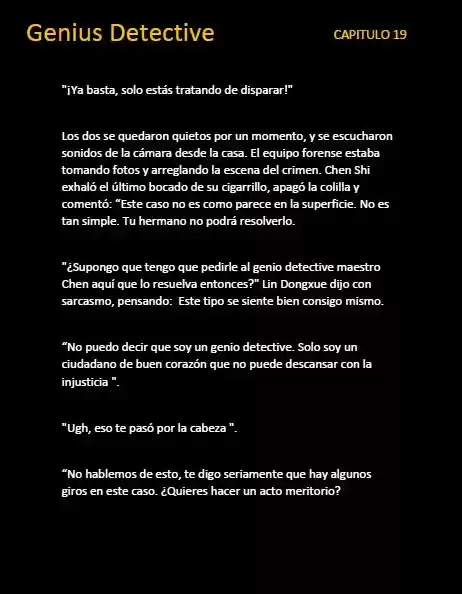 GENIUS DETECTIVE (Novela) - Capítulo 19 - Página 8 - LectorTMOo