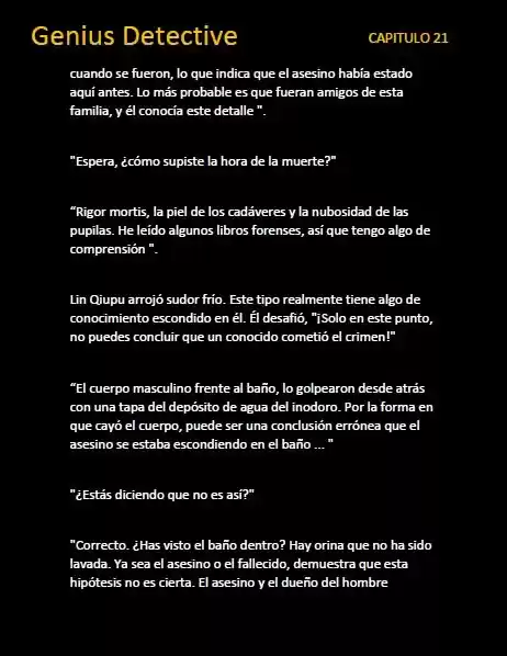 GENIUS DETECTIVE (Novela) - Capítulo 21 - Página 4 - LectorTMOo