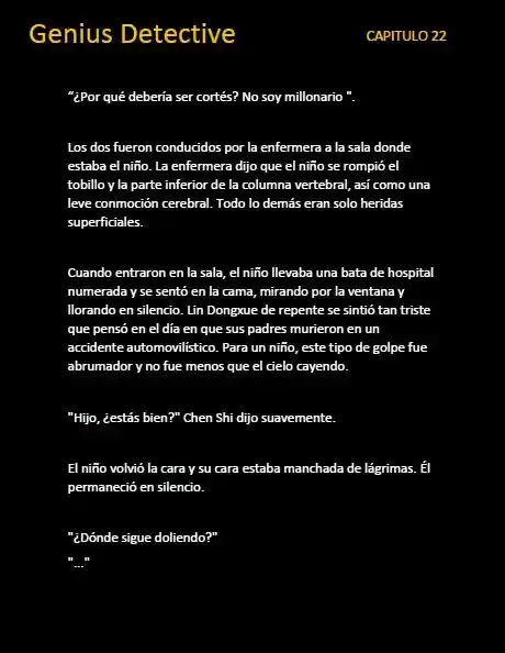GENIUS DETECTIVE (Novela) - Capítulo 22 - Página 4 - LectorTMOo