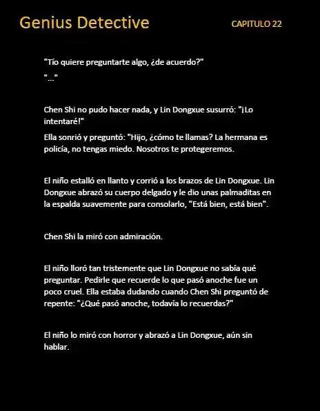 GENIUS DETECTIVE (Novela) - Capítulo 22 - Página 5 - LectorTMOo