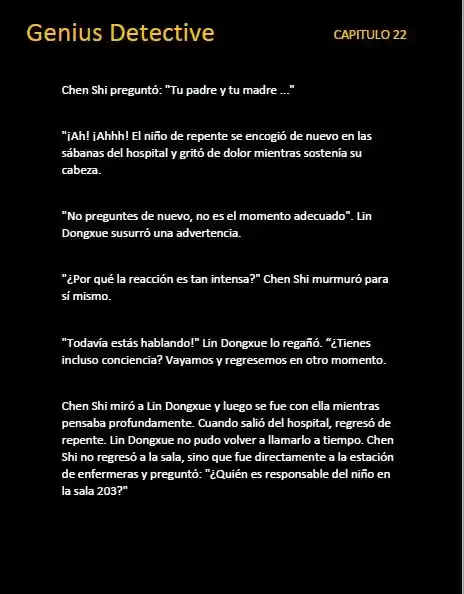 GENIUS DETECTIVE (Novela) - Capítulo 22 - Página 6 - LectorTMOo