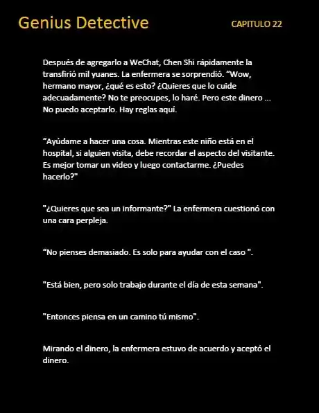 GENIUS DETECTIVE (Novela) - Capítulo 22 - Página 8 - LectorTMOo