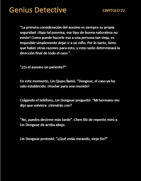 GENIUS DETECTIVE (Novela) - Capítulo 22 - Página 10 - LectorTMOo