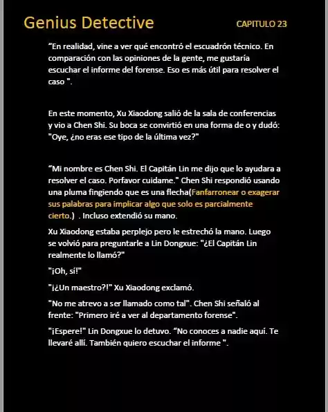 GENIUS DETECTIVE (Novela) - Capítulo 23 - Página 10 - LectorTMOo