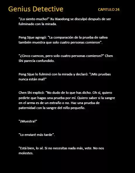 GENIUS DETECTIVE (Novela) - Capítulo 24 - Página 6 - LectorTMOo