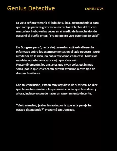 GENIUS DETECTIVE (Novela) - Capítulo 25 - Página 4 - LectorTMOo