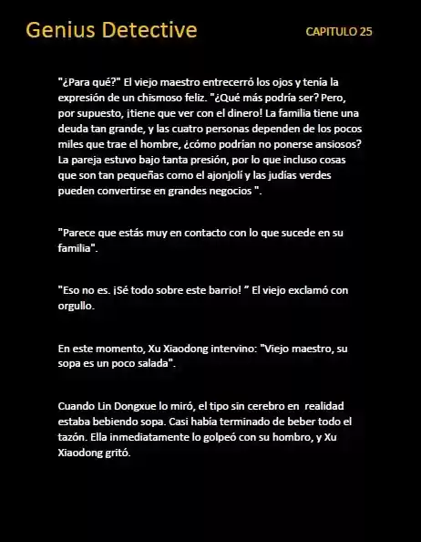GENIUS DETECTIVE (Novela) - Capítulo 25 - Página 5 - LectorTMOo
