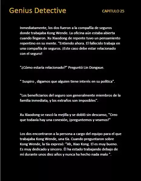 GENIUS DETECTIVE (Novela) - Capítulo 25 - Página 9 - LectorTMOo