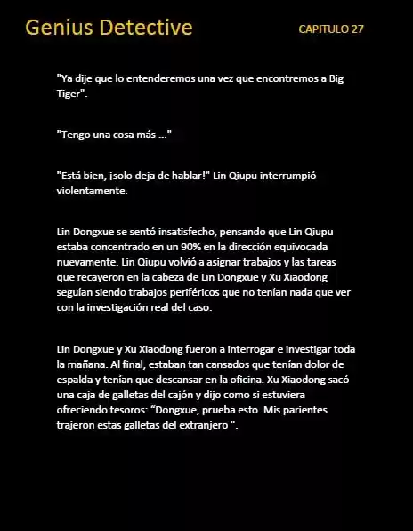 GENIUS DETECTIVE (Novela) - Capítulo 27 - Página 4 - LectorTMOo