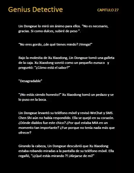 GENIUS DETECTIVE (Novela) - Capítulo 27 - Página 5 - LectorTMOo