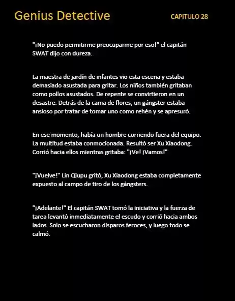 GENIUS DETECTIVE (Novela) - Capítulo 28 - Página 4 - LectorTMOo